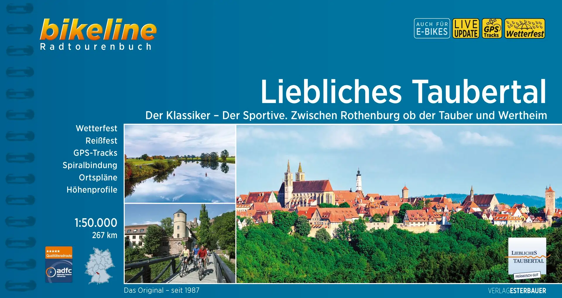 Liebliches Taubertal - bikeline Verlag Esterbauer RTB-Liebliches-Taubertal