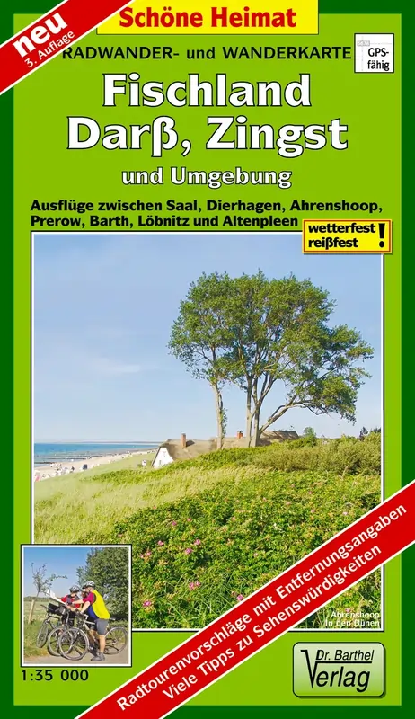 Wanderkarte Fischland, Darß, Zingst Wanderkarte Fischland, Darß, Zingst