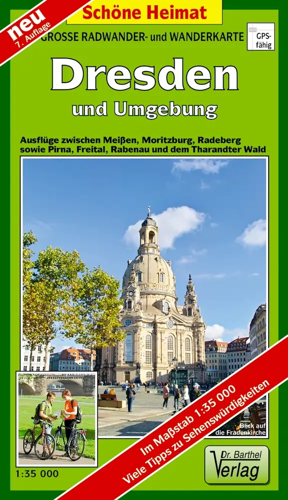 Wanderkarte Dresden und Umgebung