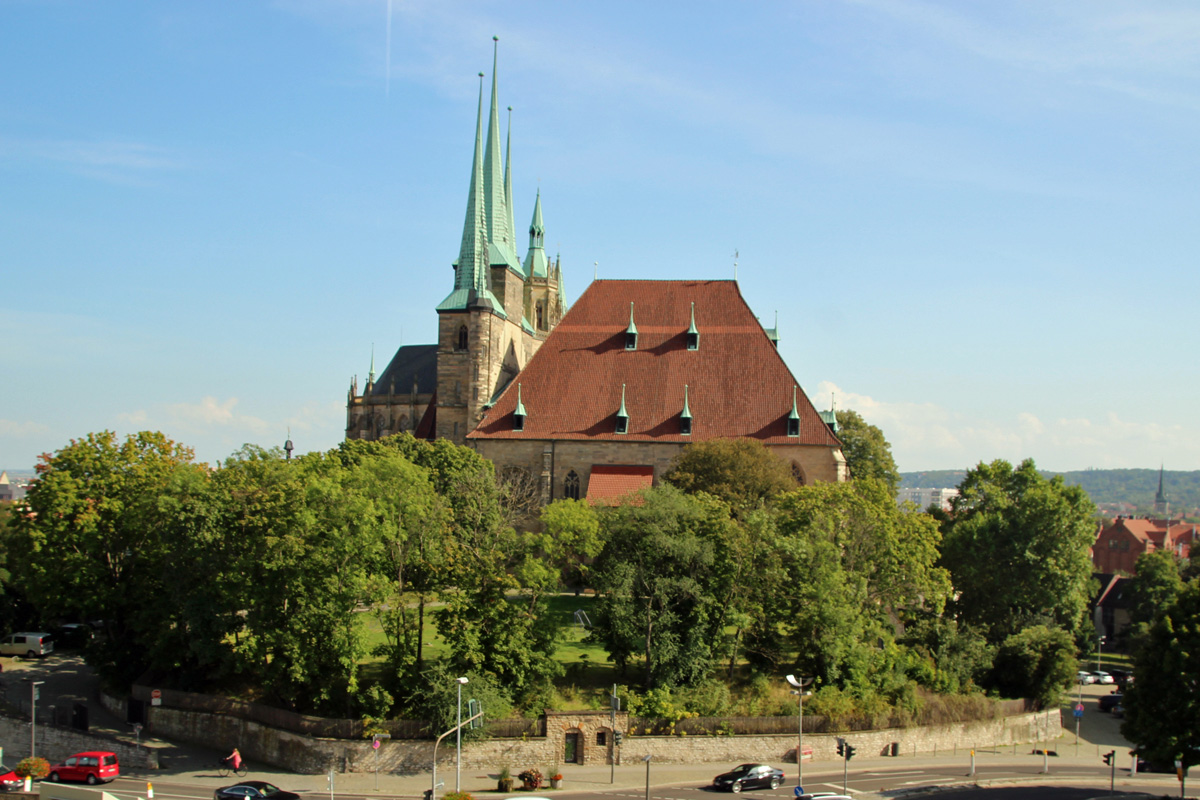 Erfurter Dom mit Kirche