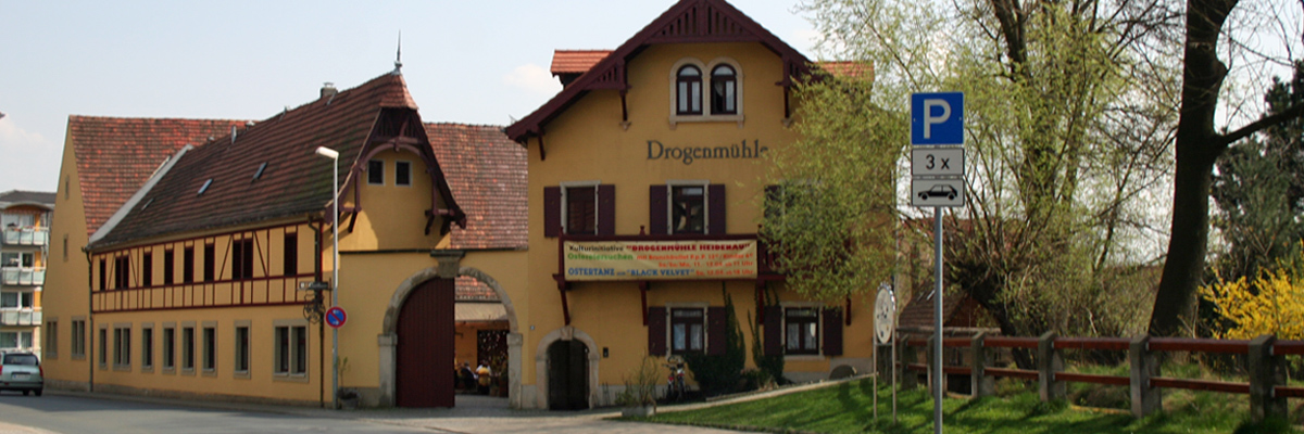 Drogenmühle von Heidenau im Sächsischen Elbland
