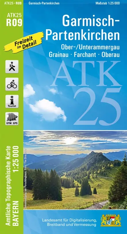 Wanderkarte Garmisch-Partenkirchen Wanderkarte  Garmisch-Partenkirchen