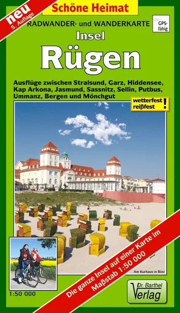 Insel Rügen Wanderkarte