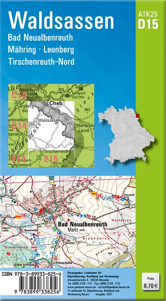 Wanderkarte Waldsassen2