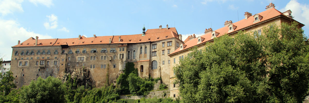 Schloss Krumlov in Böhmen
