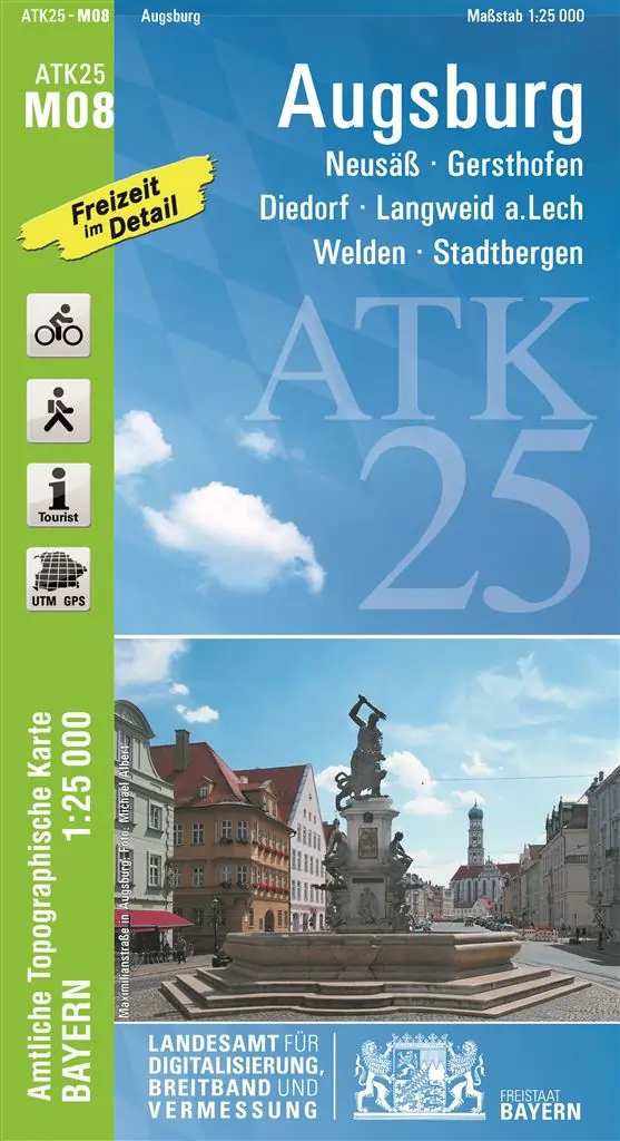 Wanderkarte Augsburg Wanderkarte Augsburg