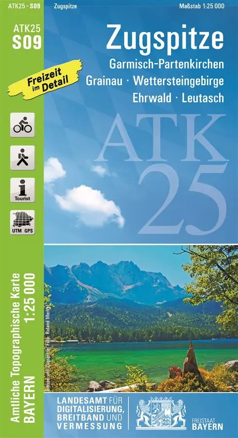 Wanderkarte Zugspitze