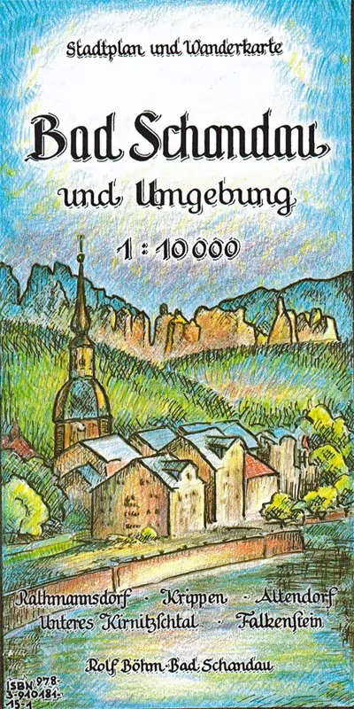 Wanderkarte Bad Schandau vom Böhm Verlag