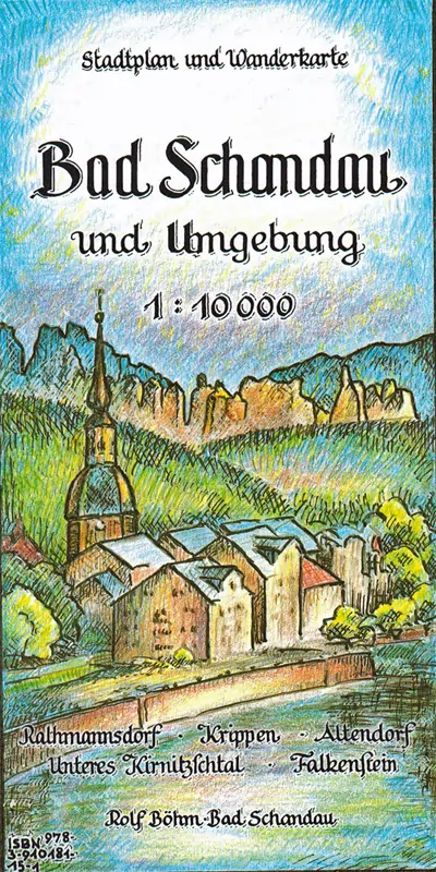 Wanderkarte Bad Schandau vom Böhm Verlag Wanderkarte Bad Schandau vom Böhm Verlag