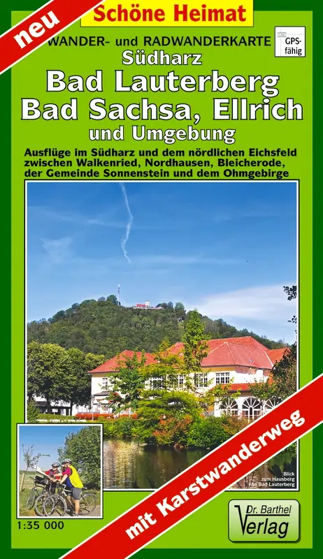 Wanderkarte Bad Sachsa, Lauterbach vom Verlag Barthel Wanderkarte Bad Sachsa, Lauterbach vom Verlag Barthel