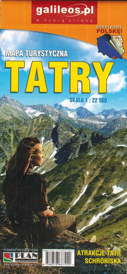 Wanderkarte Tatra Gebirge, Tatry