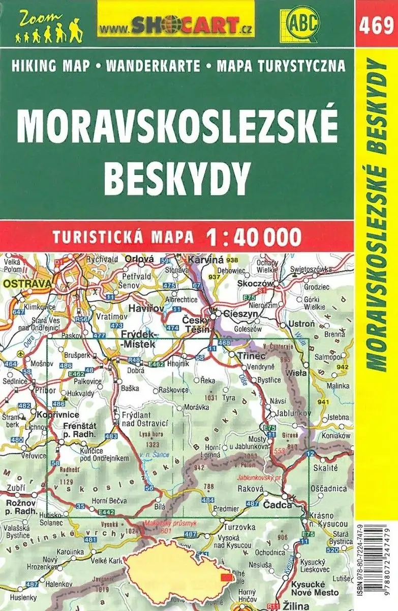 Wanderkarte SHO-469-Beskydy1 Wanderkarte SHO-469-Beskydy1