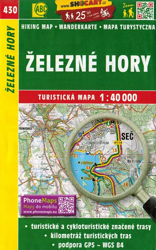 Wanderkarte Zelezne_Hory1_430 Wanderkarte Zelezne_Hory1_430
