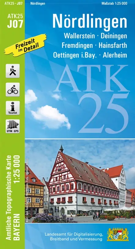 Wanderkarte Nördlingen Wanderkarte Nördlingen