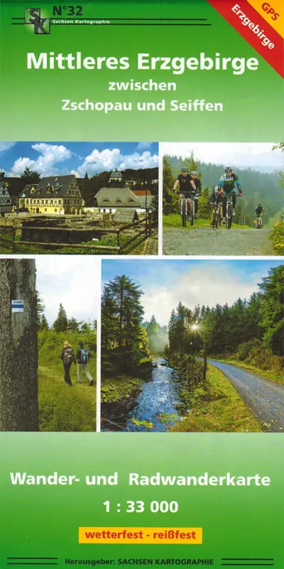 Wanderkarte Mittlere Erzgebirge Wanderkarte Mittlere Erzgebirge