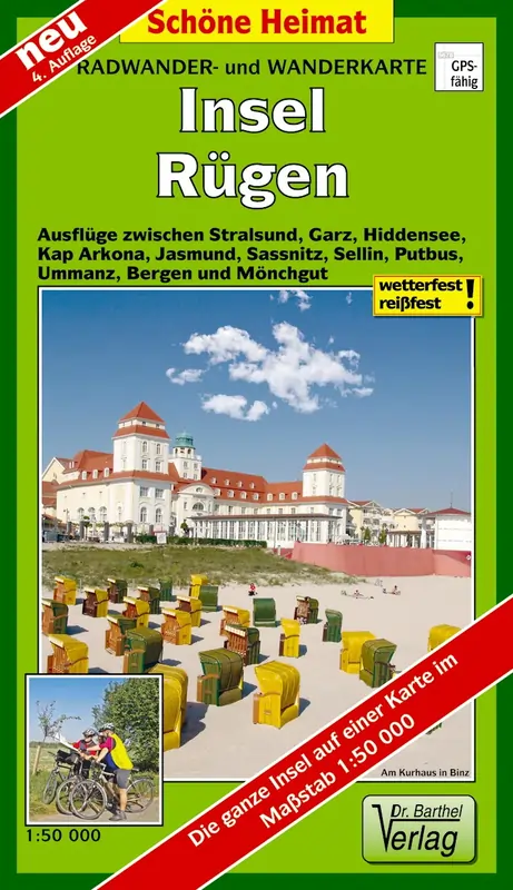Wanderkarte Insel Rügen vom Verlag Barthel Wanderkarte Insel Rügen vom Verlag Barthel