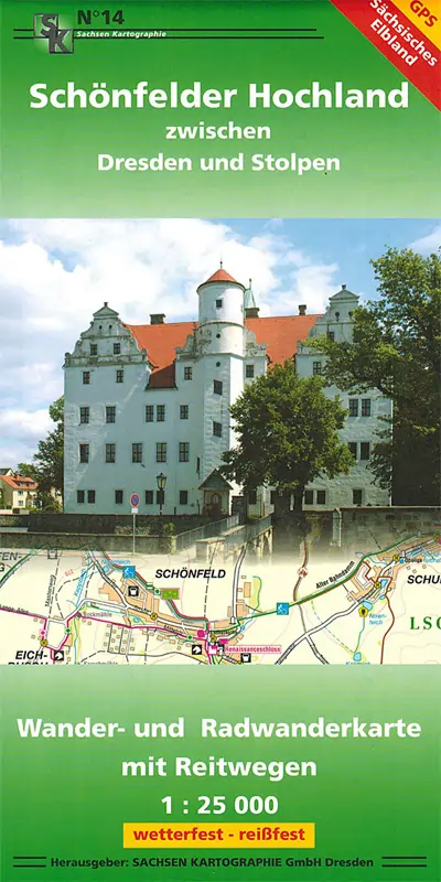 Wanderkarte Schönfelder Hochland Wanderkarte Schönfelder Hochland