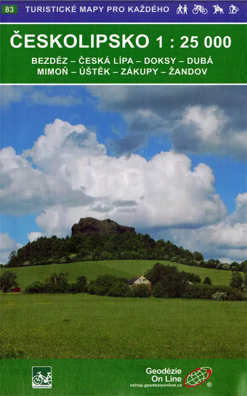 Wanderkarte Ceskolipsko