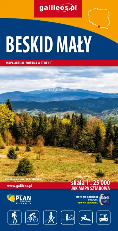 PL-54 Kleine Beskiden Wanderkarte