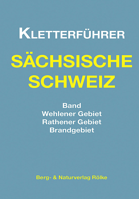 Kletterführer Rathener vom Rölke Verlag Gebiet