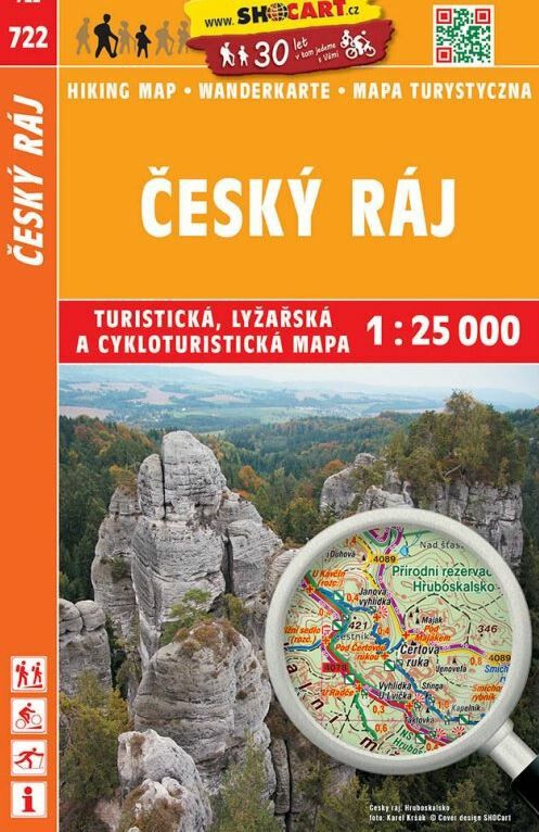 Wanderkarte Böhmisches Paradies, Český ráj