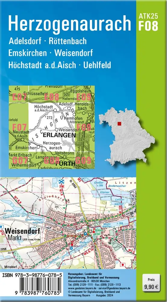 Wanderkarte Herzogenaurach2 Wanderkarte Herzogenaurach2