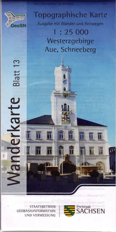 Wanderkarte Aue-Schneeberg