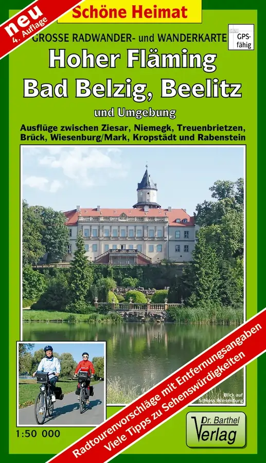 Wanderkarte Hoher Fläming, Bad Belzig, Beelitz Wanderkarte Hoher Fläming, Bad Belzig, Beelitz