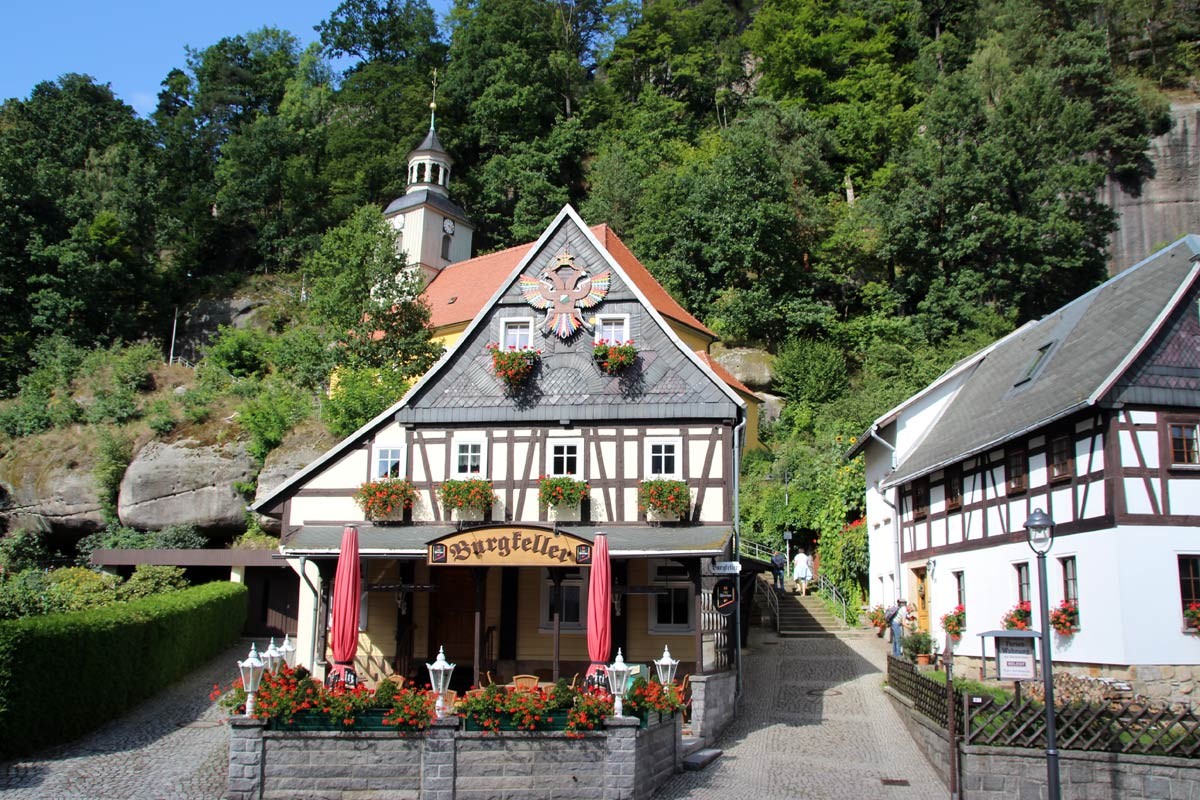 Oybiner Burgkirche im Zittauer Gebirge