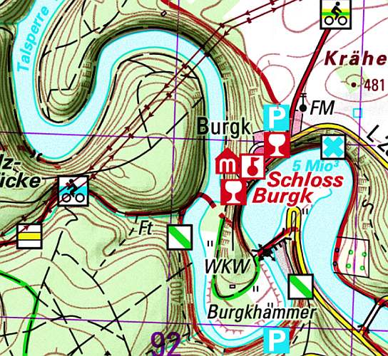 Thüringen-saaletalsperre Detail Thüringen-saaletalsperre Detail