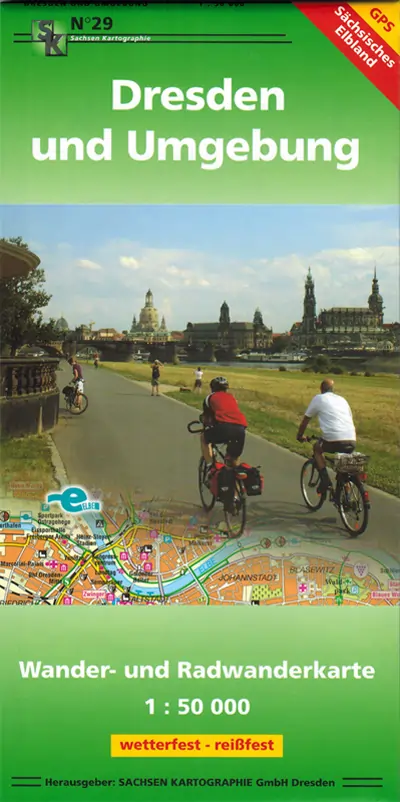 Wanderkarte Dresden und Umgebung Wanderkarte Dresden und Umgebung