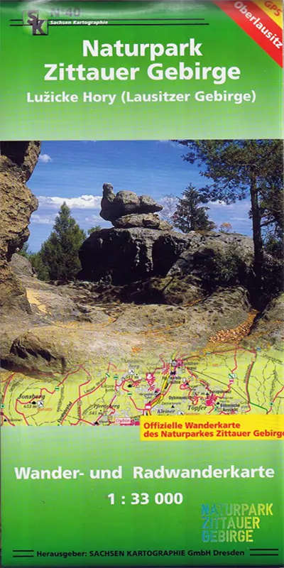 Wanderkarte Naturpark Zittauer Gebirge Wanderkarte Naturpark Zittauer Gebirge