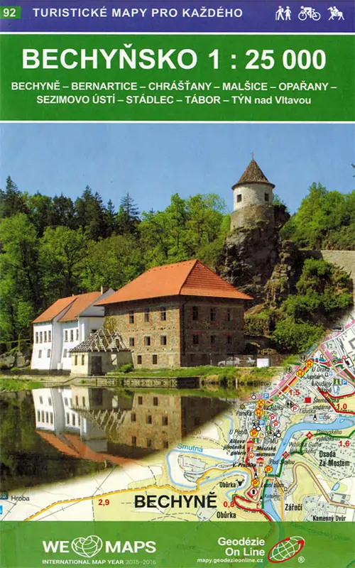 Wanderkarte Bechynsko Wanderkarte Bechynsko