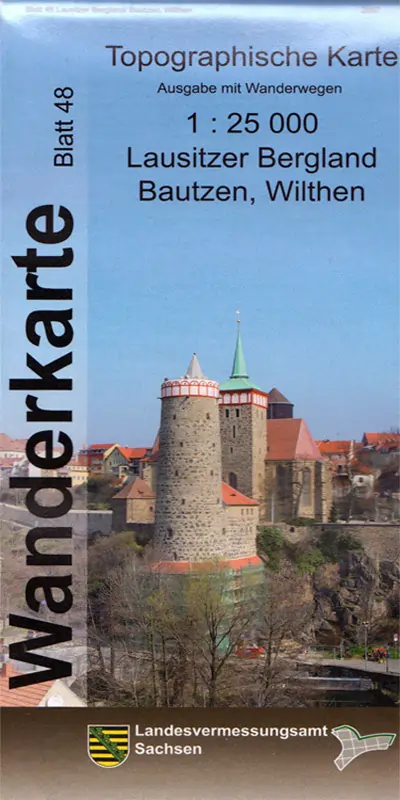 Wanderkarte Bautzen - Oberlausitz