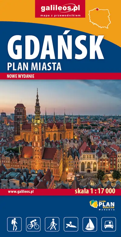 Danzig / Gdańsk - Stadtplan