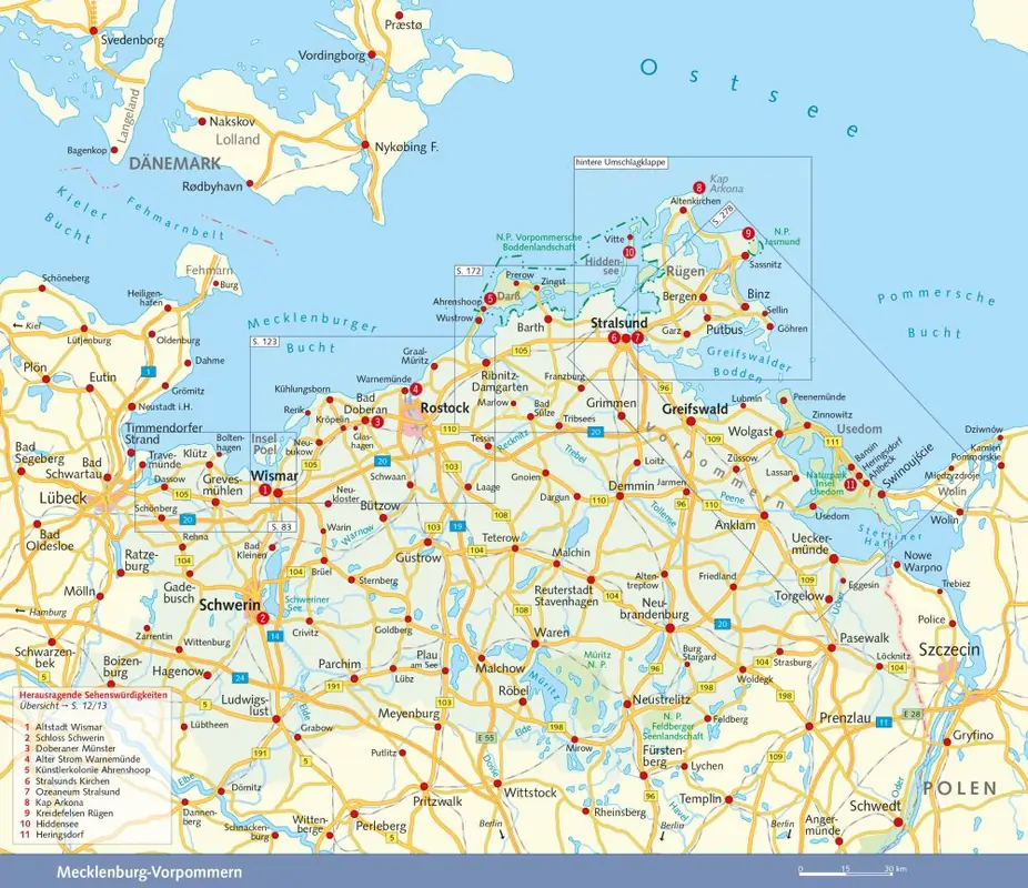 Ostseeküste Karte