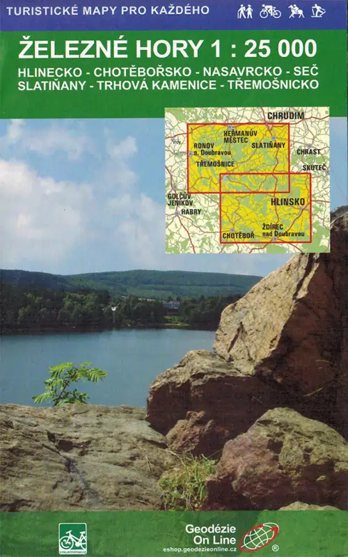Wanderkarte Eisengebirge-Zelezne Wanderkarte Eisengebirge-Zelezne