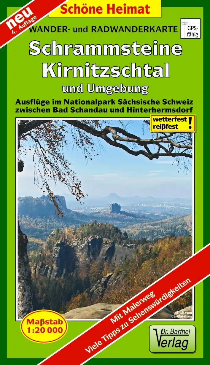 Wanderkarte Schrammsteine