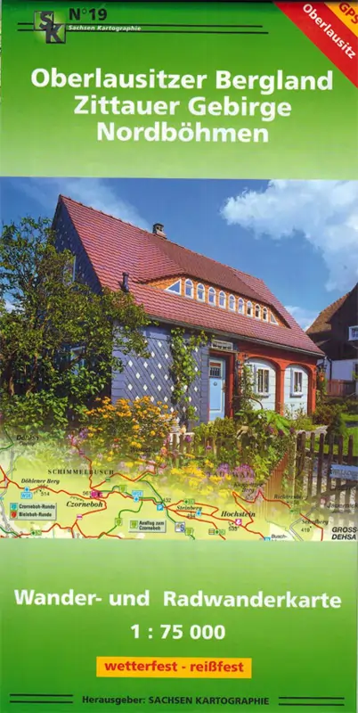 Wanderkarte Oberlausitzer Bergland, Oberlausitzer Bergland, Zittauer Gebirge Wanderkarte Oberlausitzer Bergland, Oberlausitzer Bergland, Zittauer Gebirge