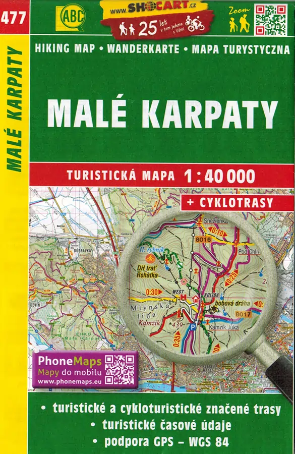 Wanderkarte 477 Male  Karpaty