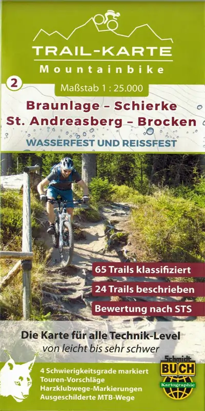 Trail-Karte-Mountainbike / Braunlage-Schierke