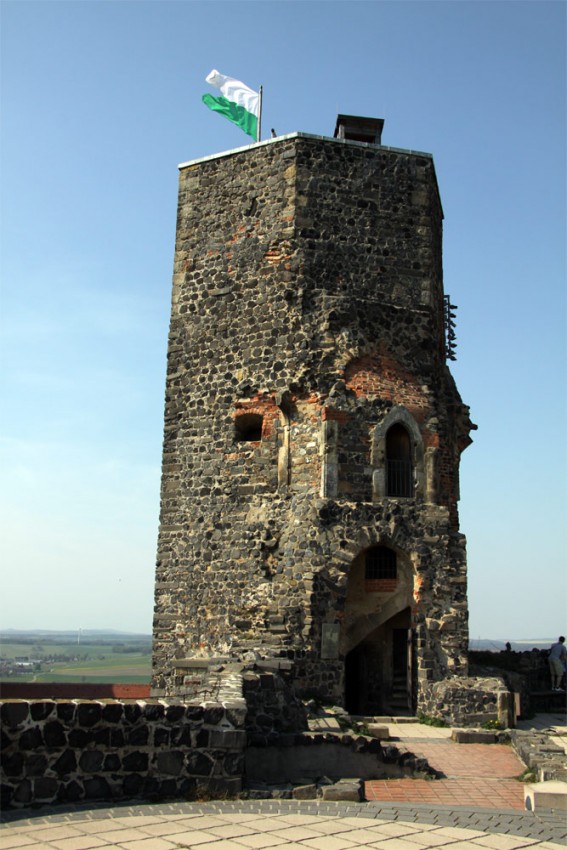 Fünfeckturm auf der Burg Stolpen