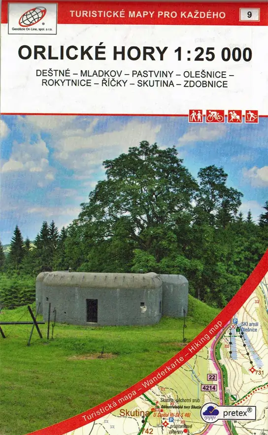 Wanderkarte Adlergebirge Wanderkarte Adlergebirge