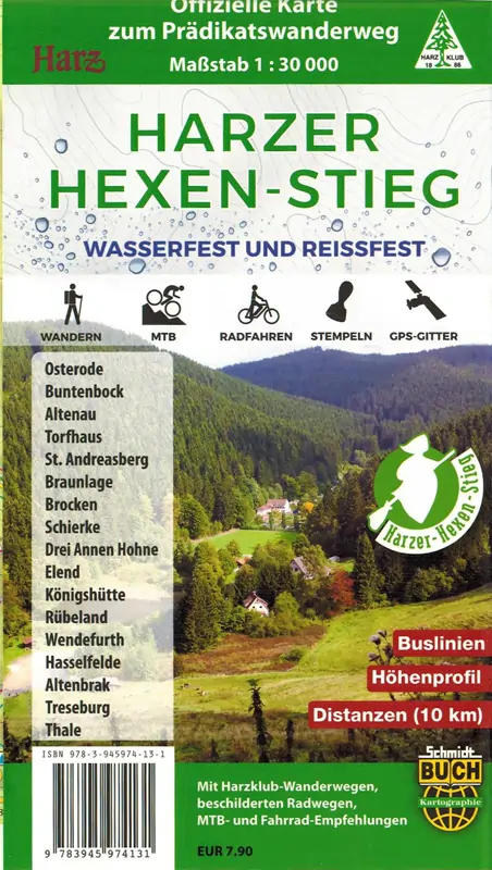 Wanderkarte-Harzer-Hexen-Steig Wanderkarte-Harzer-Hexen-Steig