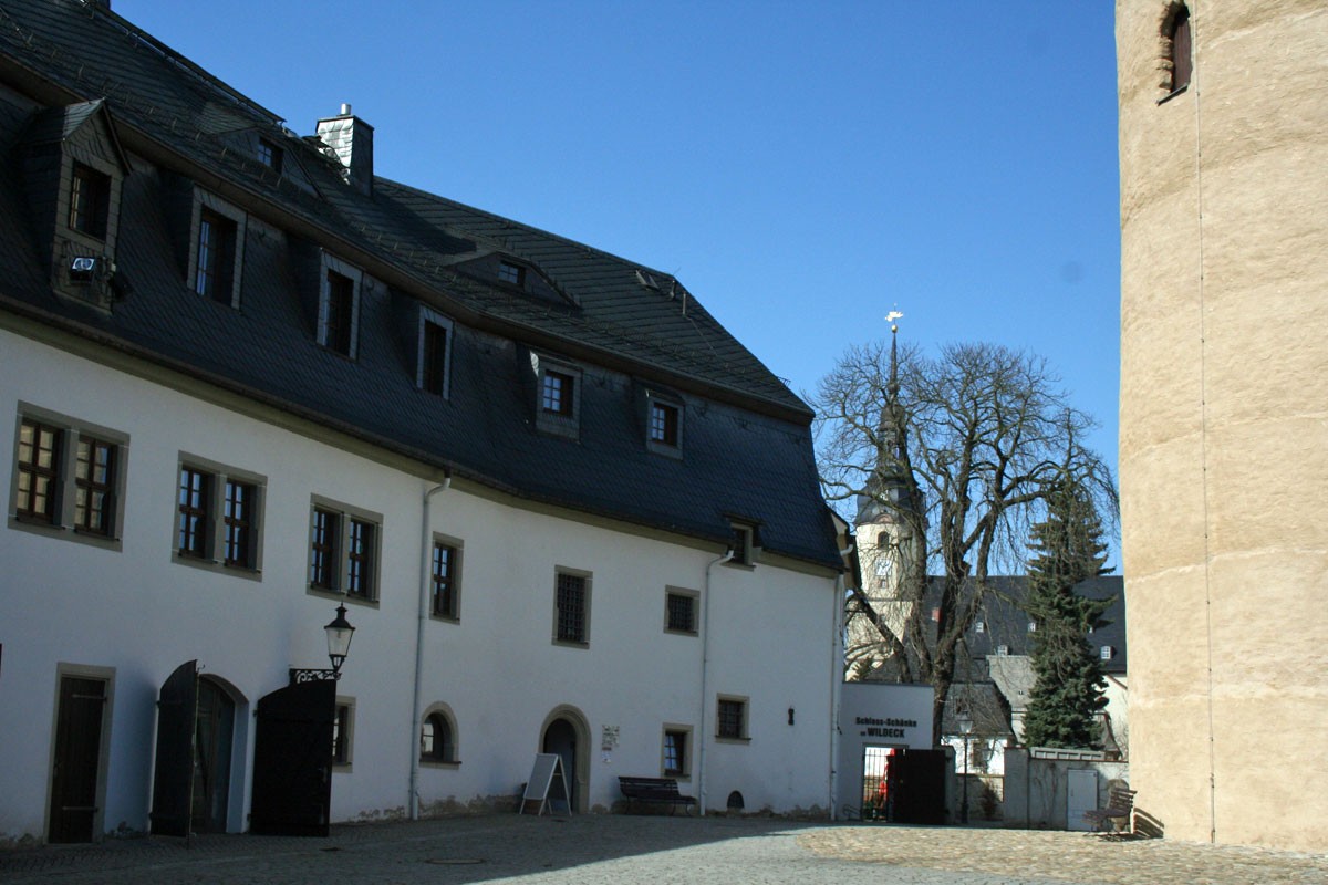Schlossinnenhof Wildeck in Zschopau