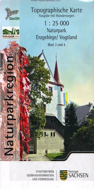 Wanderkarte Erzgebirge-Vogtland 3-4
