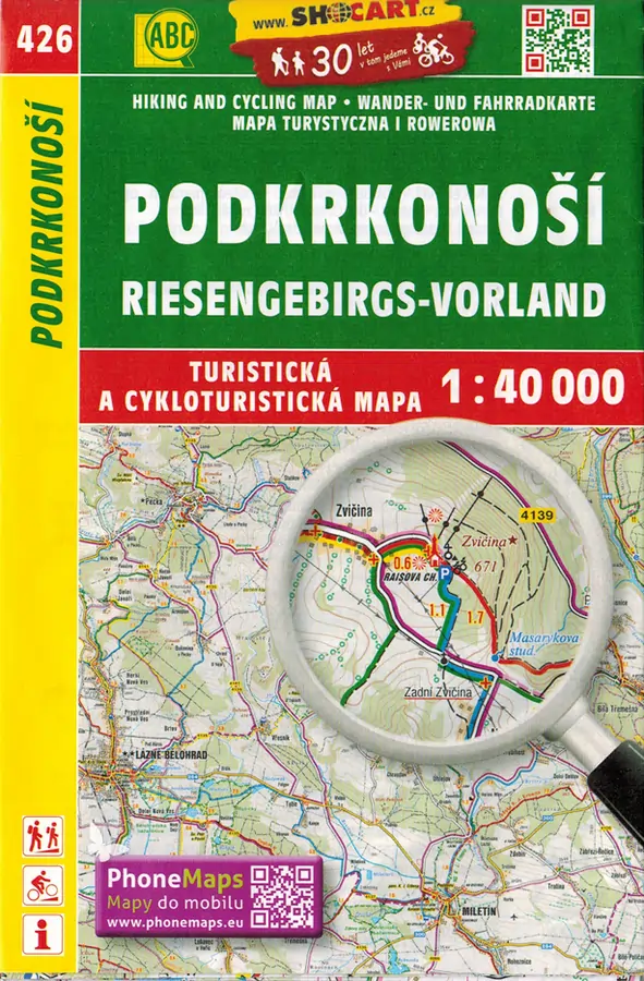 Wanderkarte 426 Riesengebirgsvorland