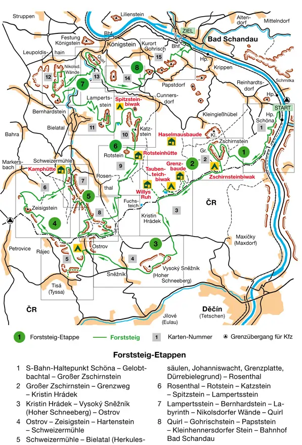 Forststeigfuehrer-Karte Forststeigfuehrer-Karte