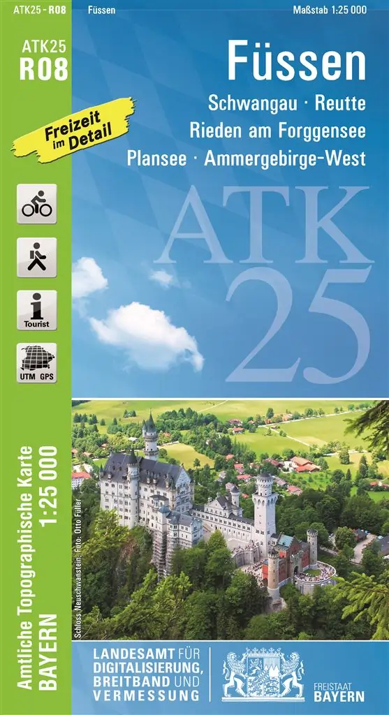 Wanderkarte Füssen Wanderkarte Füssen