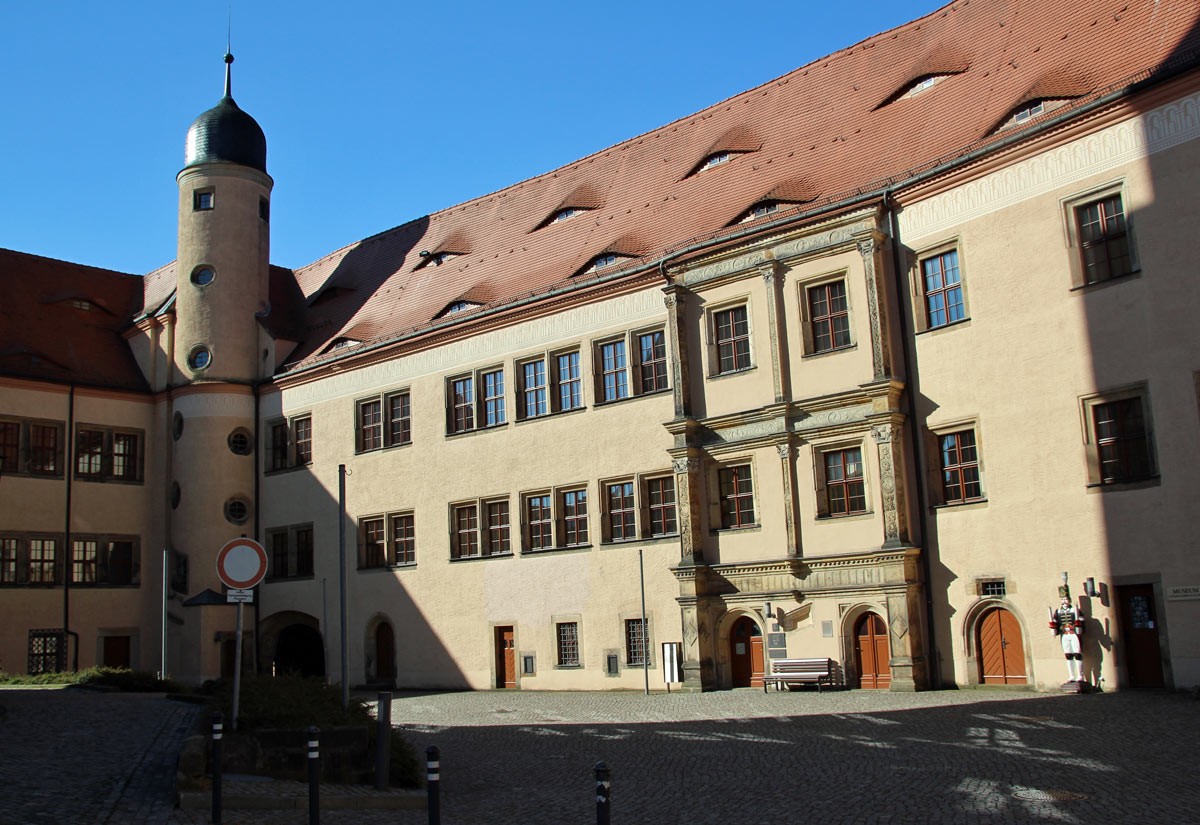Innenhof vom Schloss von Dippoldiswalde